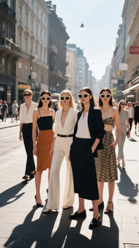 都市时尚五人行图片