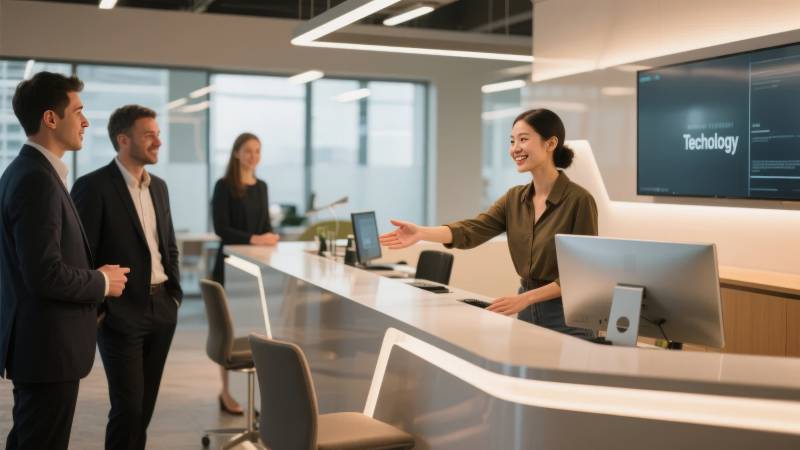 科技办公场景图片