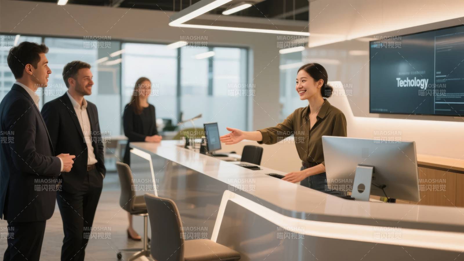 科技办公场景图片