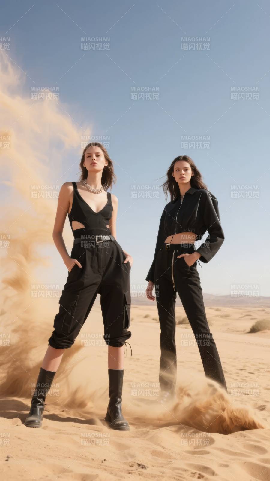 沙漠时尚大片图片