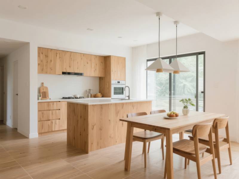 现代简约厨房餐厅图片