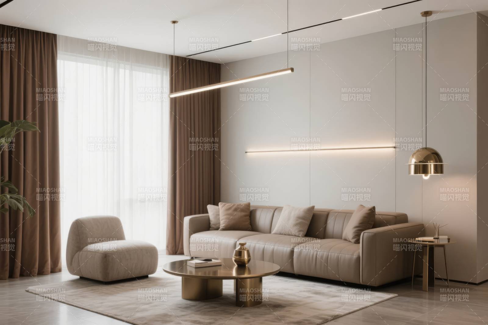 现代简约客厅设计图片