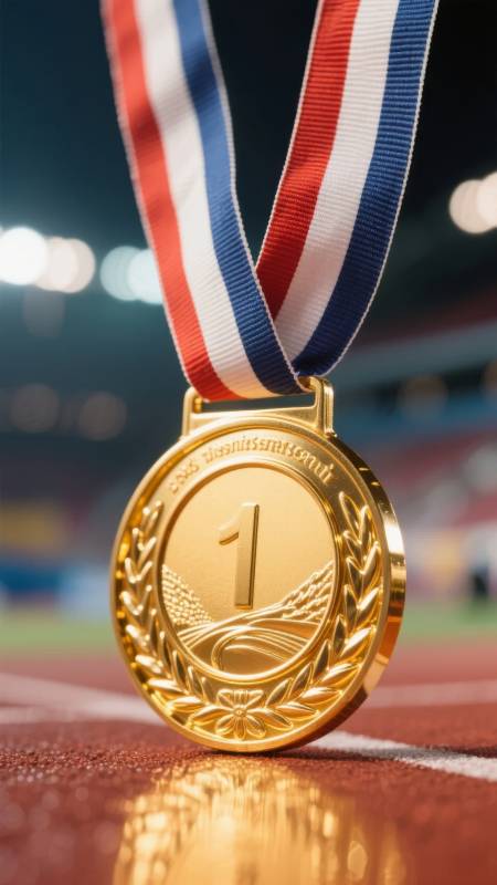 金牌闪耀赛场图片