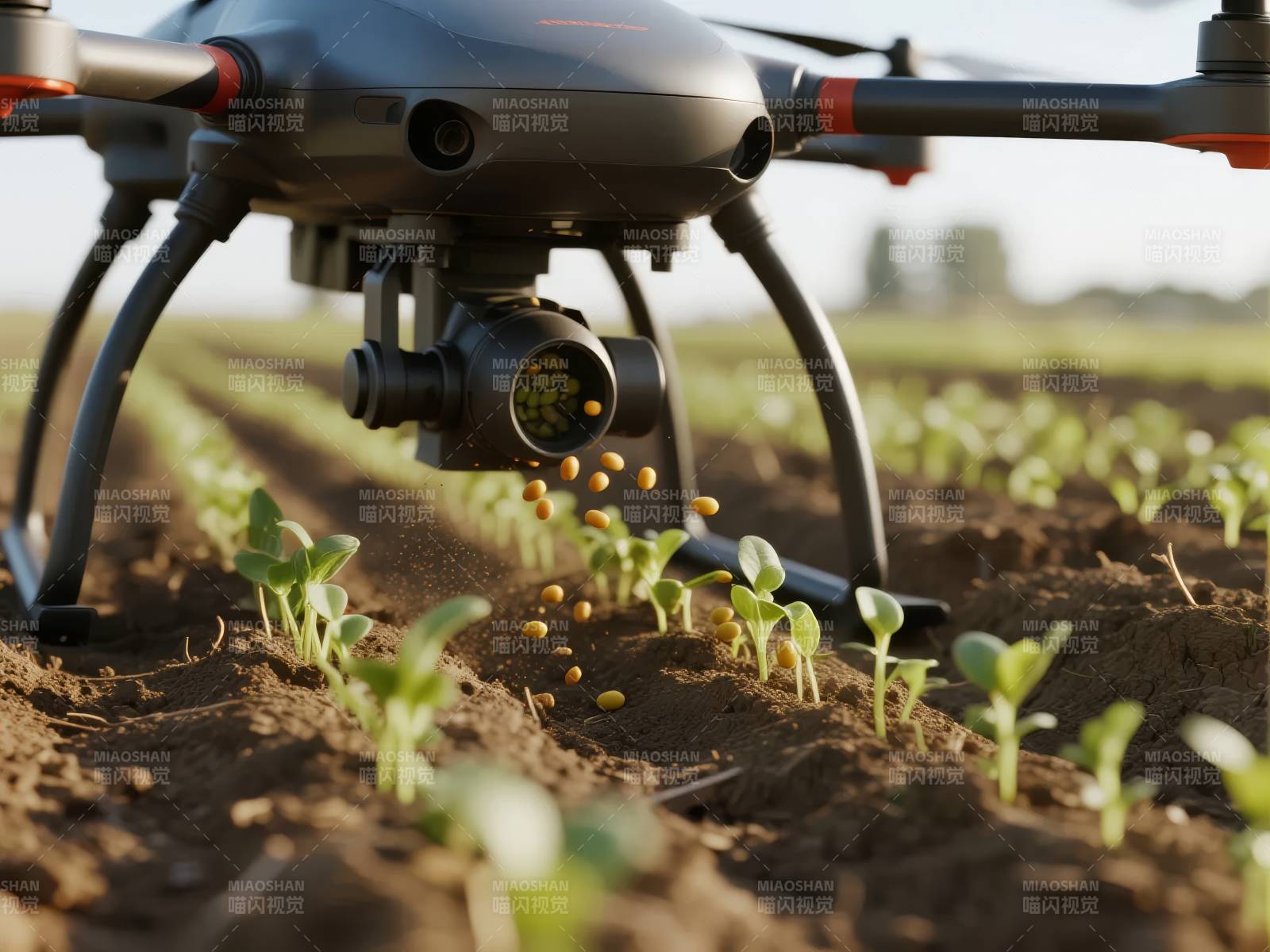 无人机精准播撒种子图片