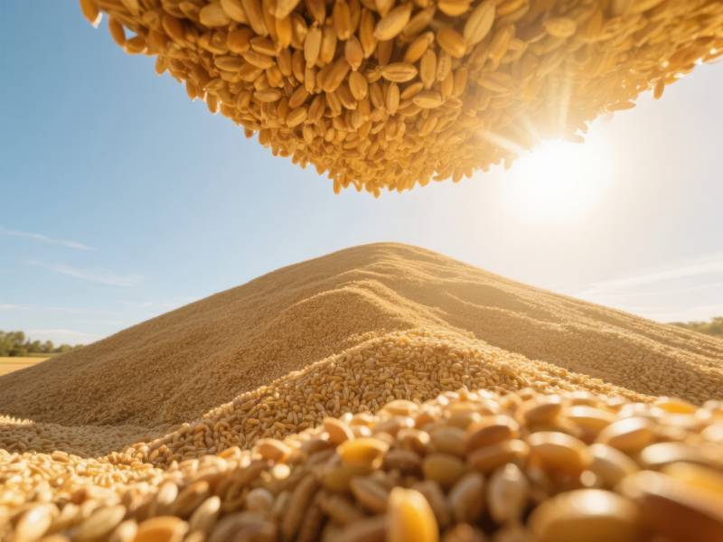 金穗丰收 阳光灿烂图片