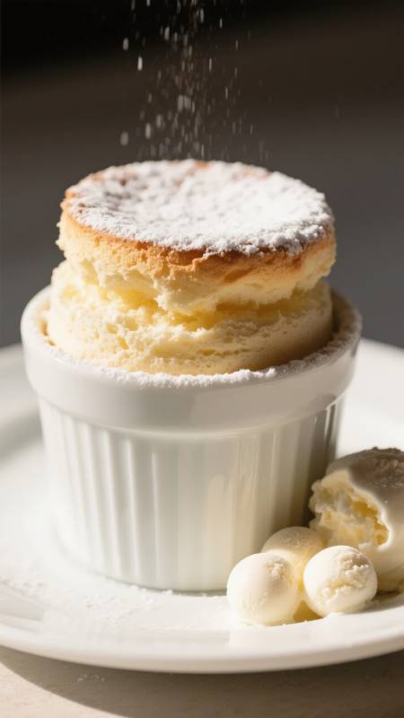 香草舒芙蕾图片