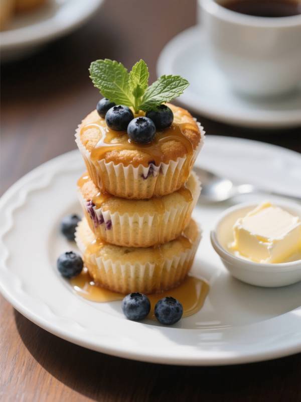 蓝莓松饼叠叠乐图片