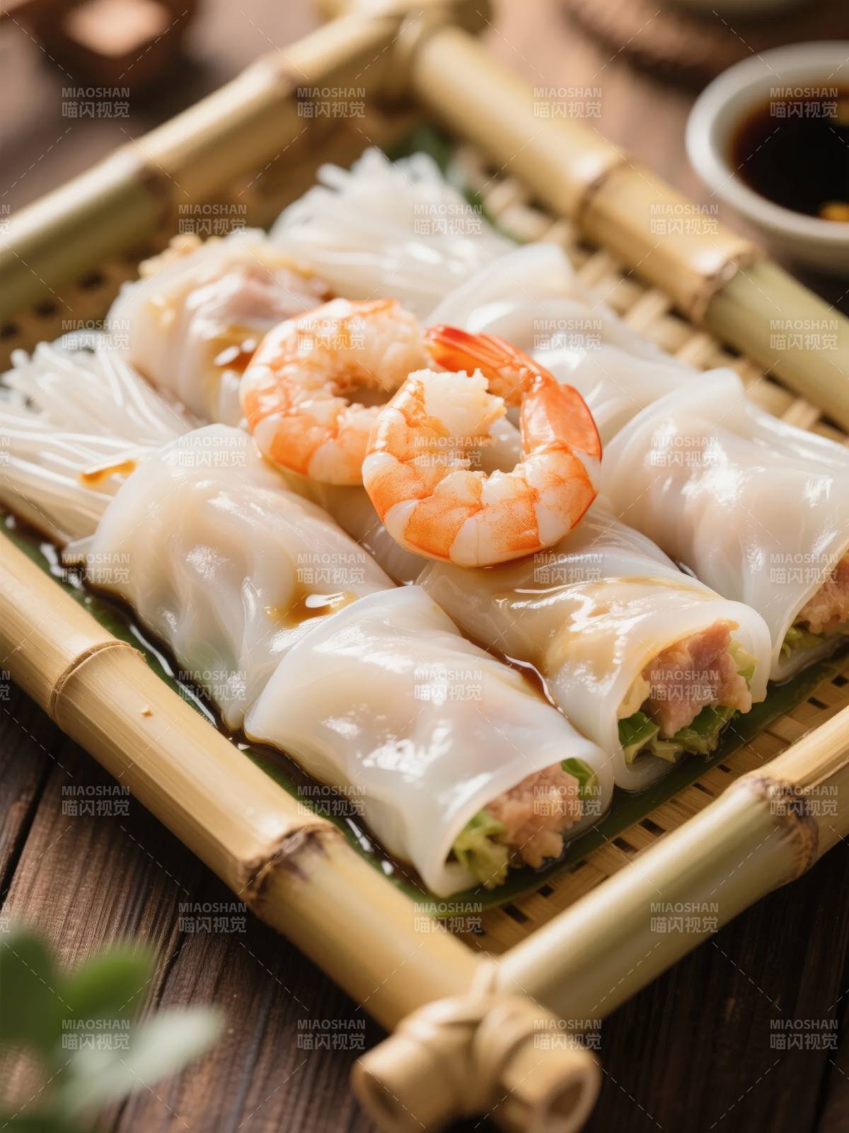 鲜虾春卷 美味可口图片