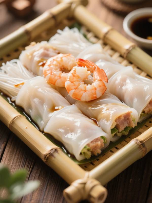 鲜虾春卷 美味可口图片