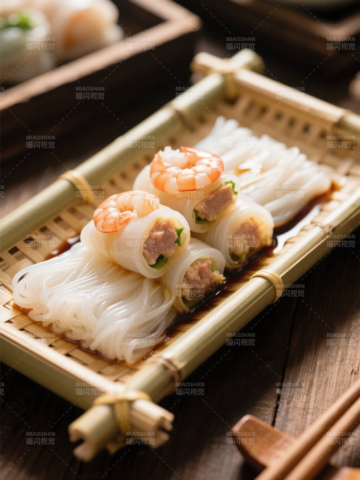 虾仁米线卷图片