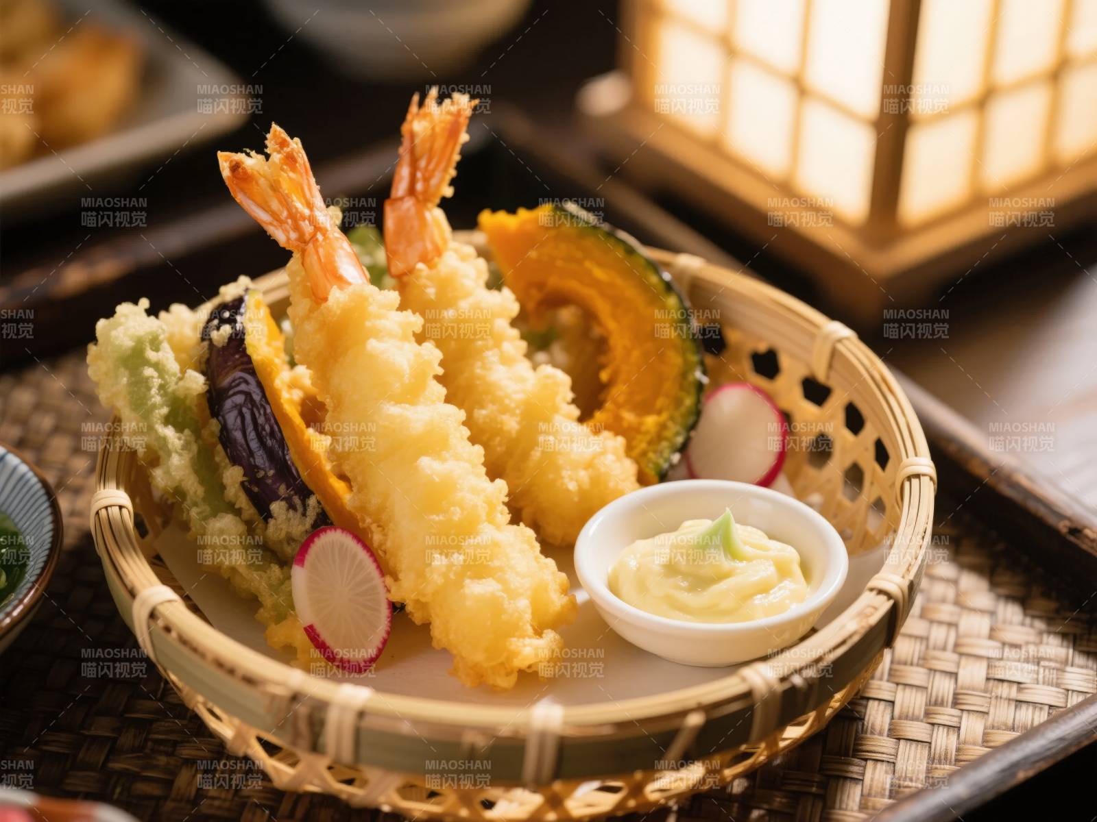 美味天妇罗拼盘图片