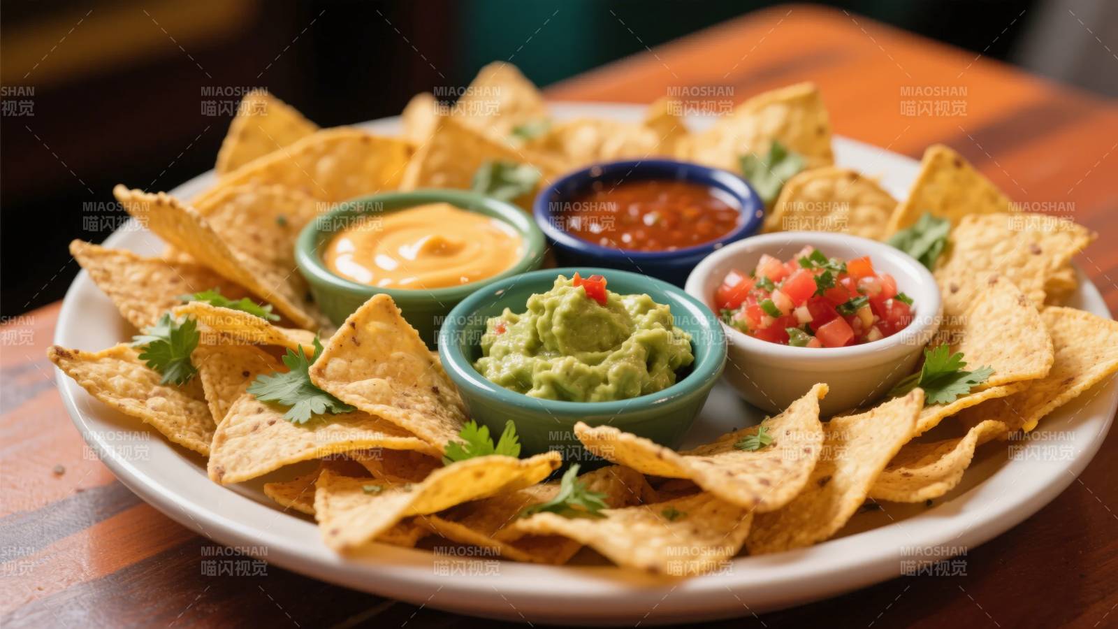 美味墨西哥小吃拼盘图片