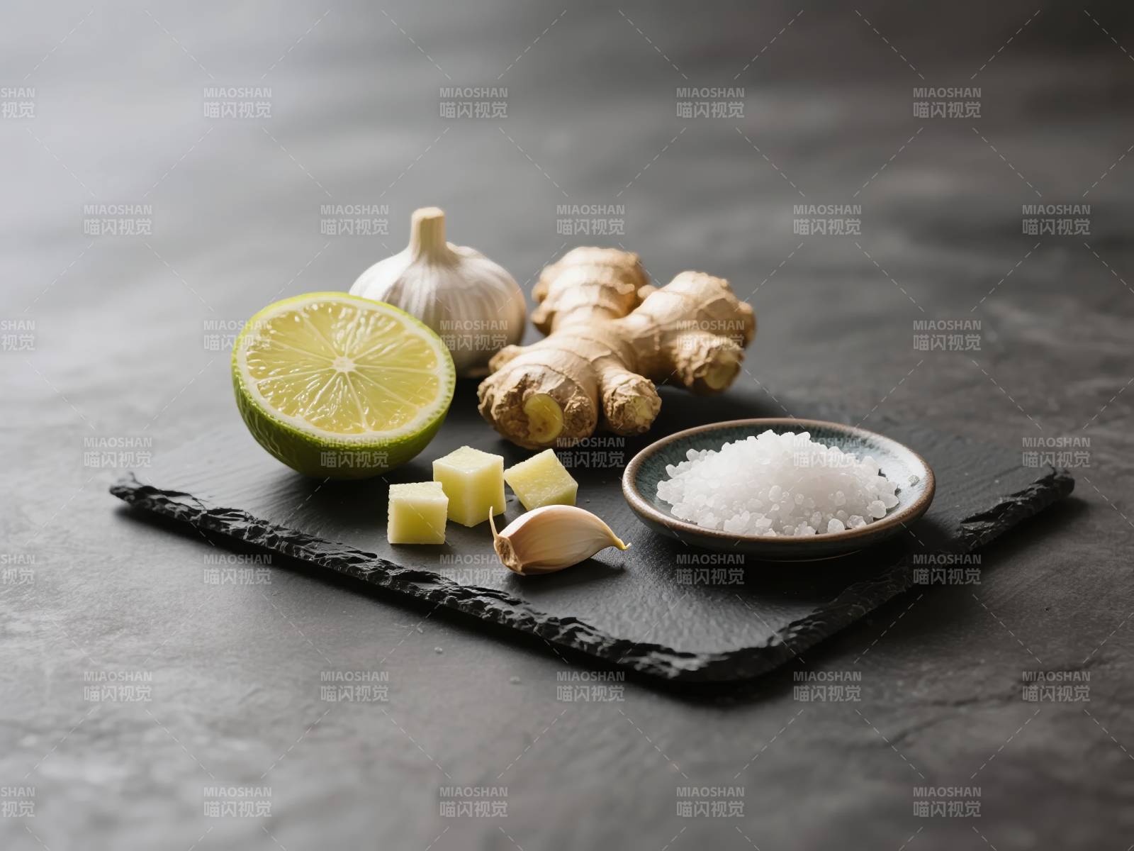 柠檬姜蒜盐料图片