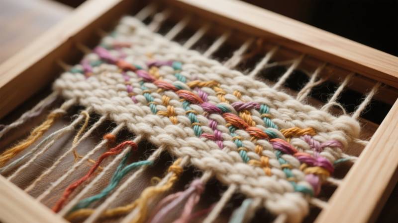 彩色编织艺术图片