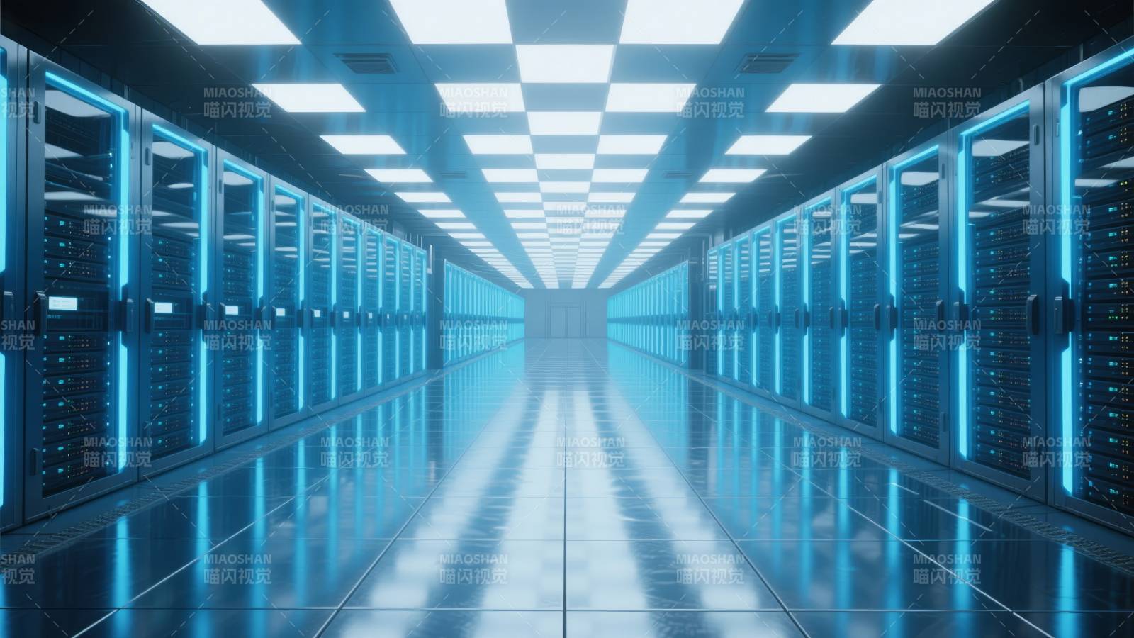 数据中心走廊图片