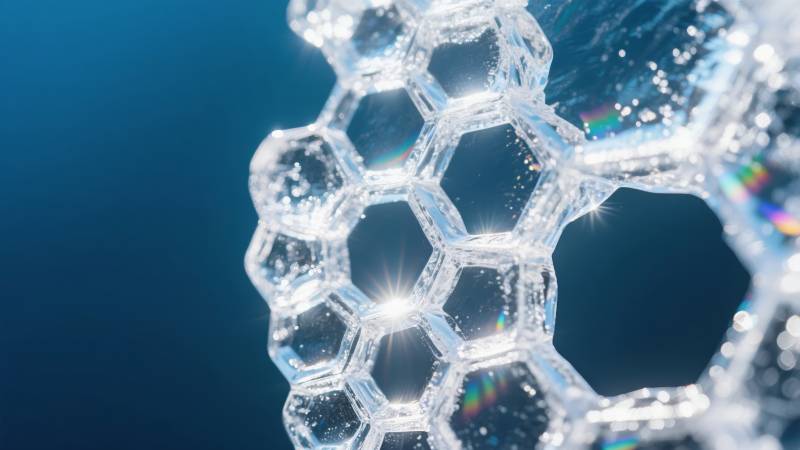 晶莹蜂窝结构图片