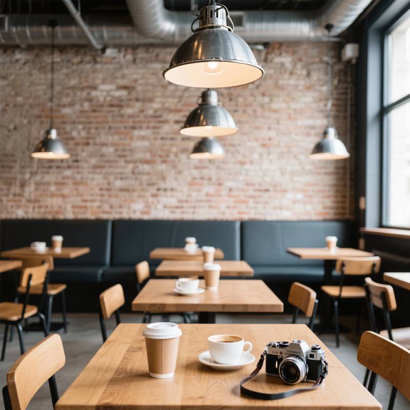 咖啡馆静谧时光图片