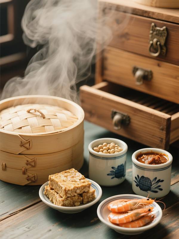 蒸笼美食 热气腾腾图片