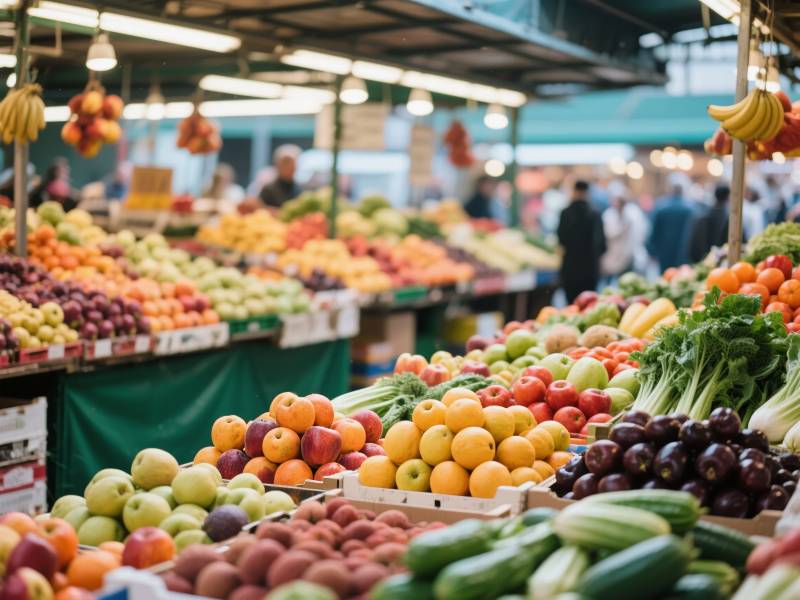 水果市场琳琅满目图片