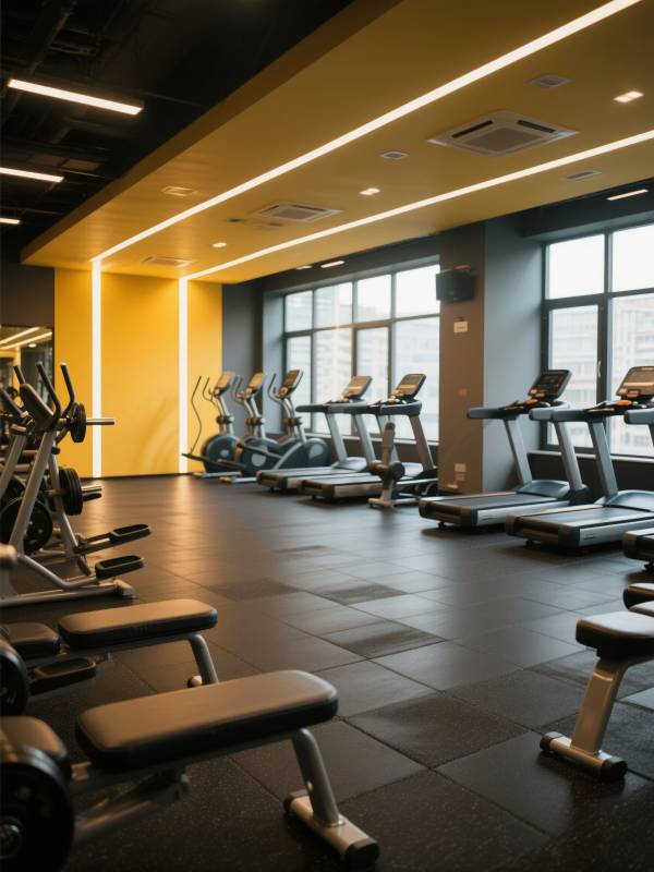 现代健身房内部图片
