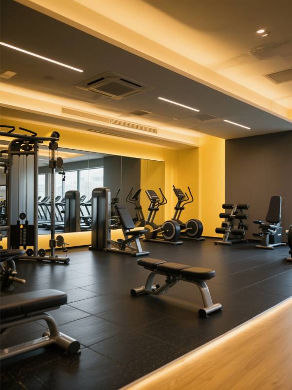 现代健身房内部图片