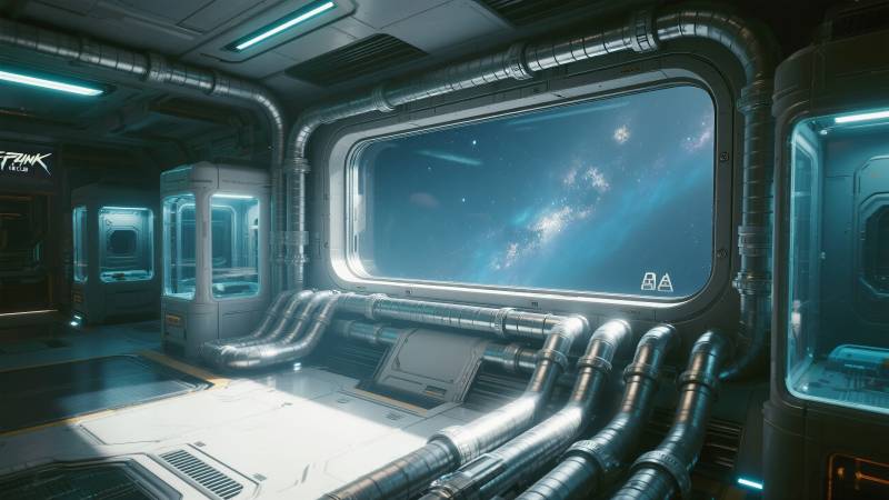 星际舱内观景图片