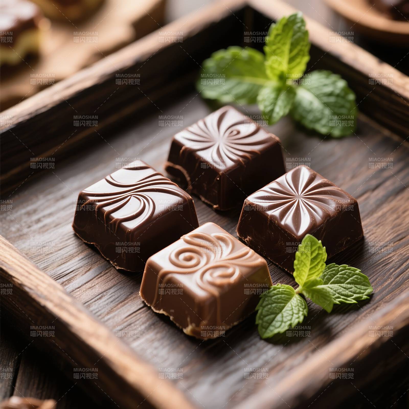巧克力与薄荷的邂逅图片