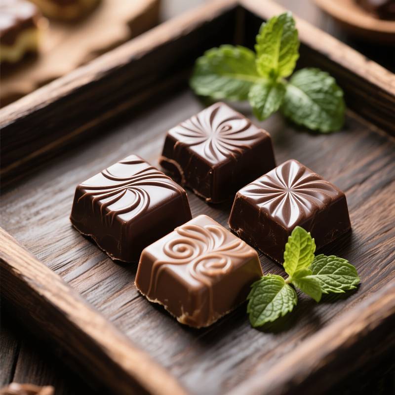 巧克力与薄荷的邂逅图片