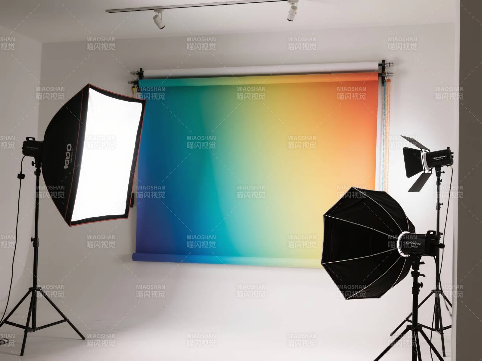 摄影棚灯光布置图片