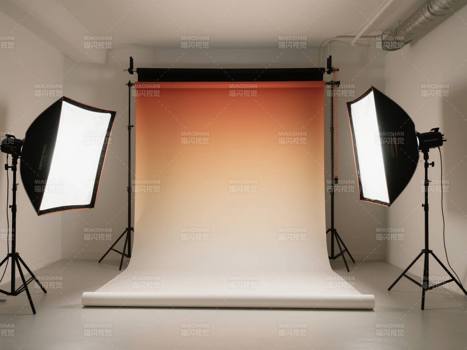 摄影棚布光场景图片