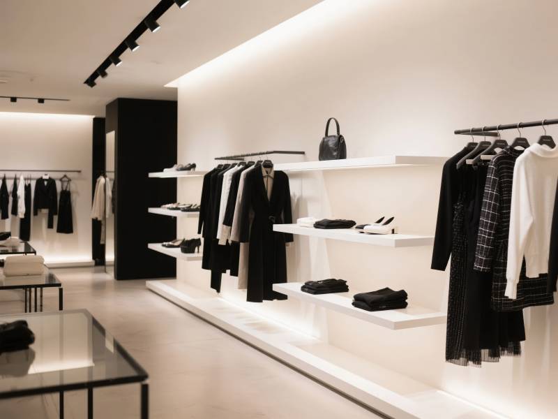 简约时尚服饰店图片