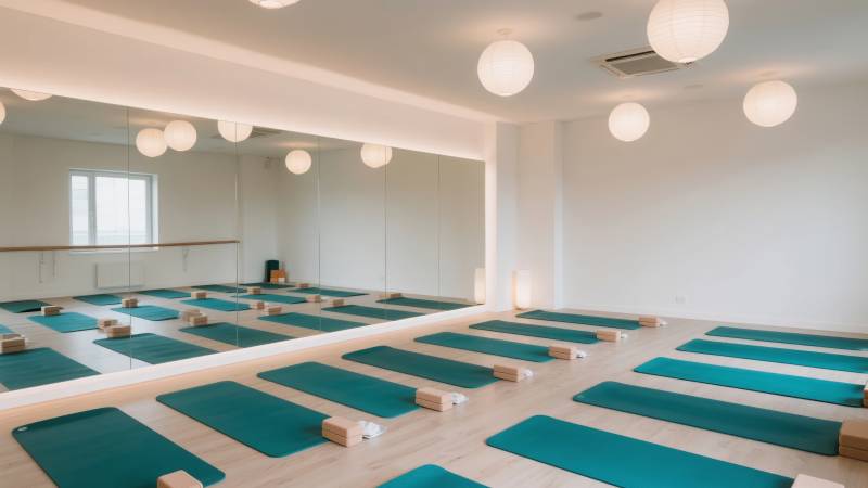 瑜伽室静谧空间图片