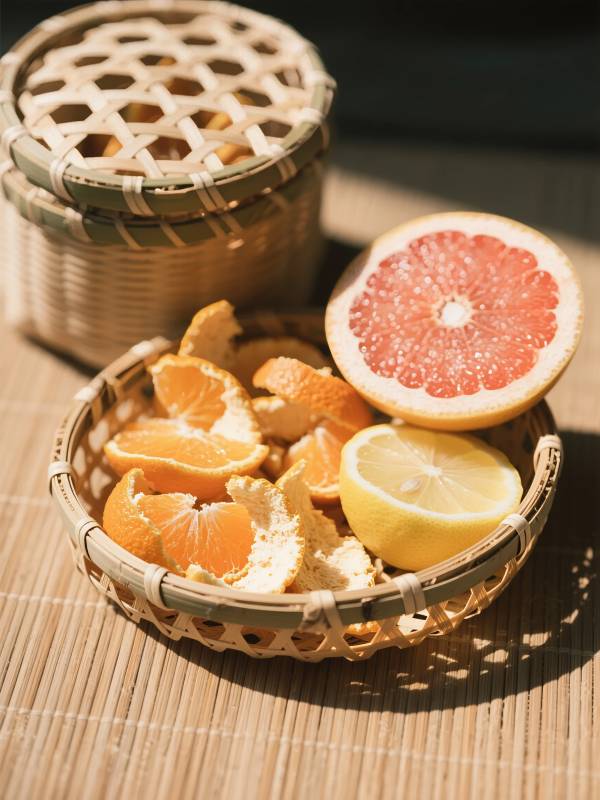 柑橘果香满篮图片