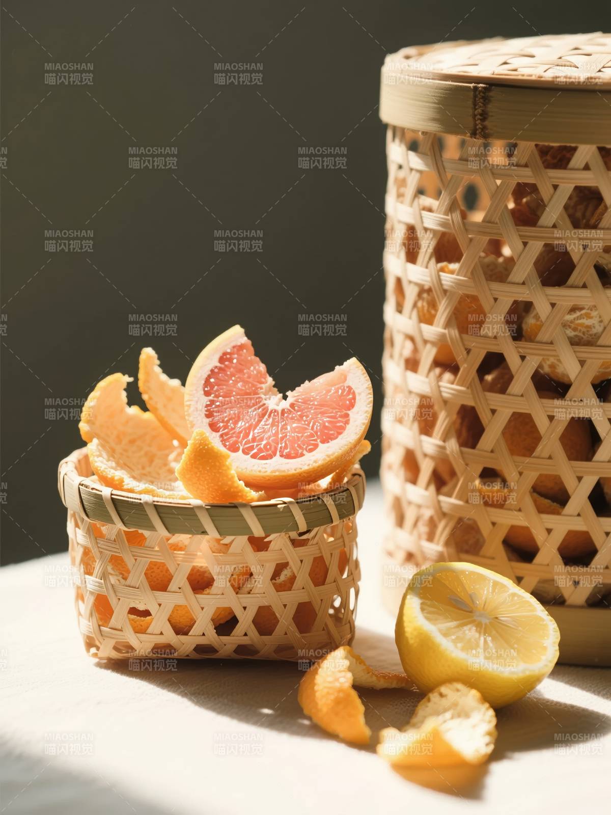 柑橘果香满篮图片