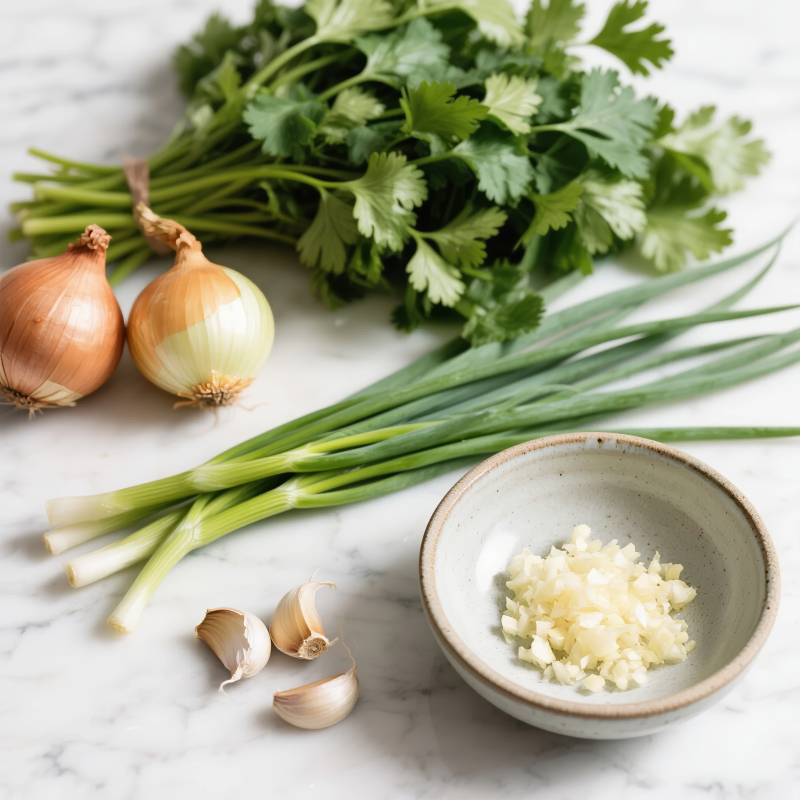 新鲜香料食材图片