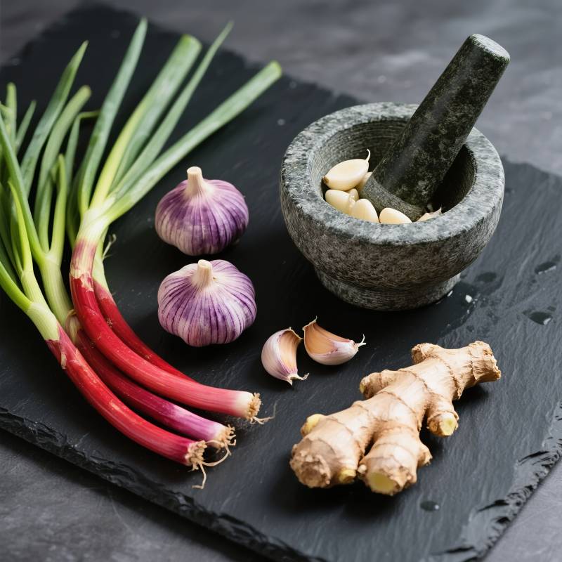 香料食材组合图片