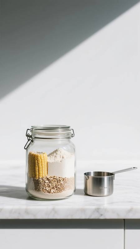 食材与量杯静物图片