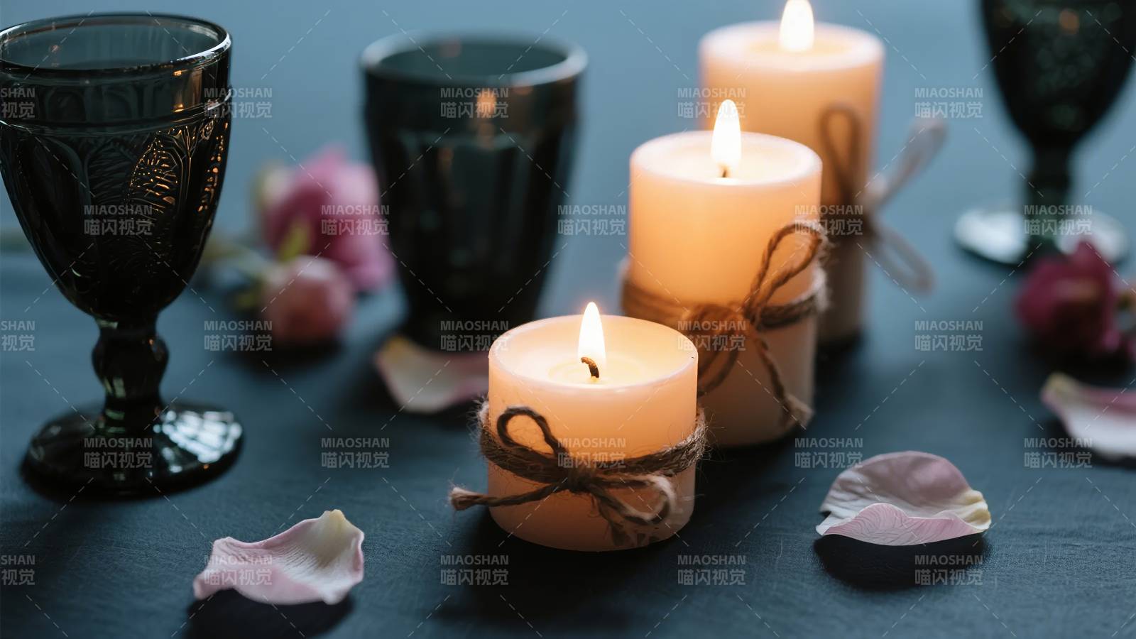 烛光浪漫夜图片