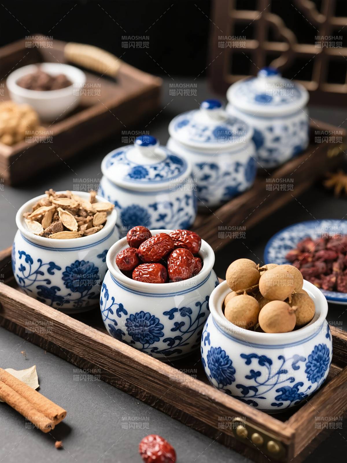 中式养生茶点图片