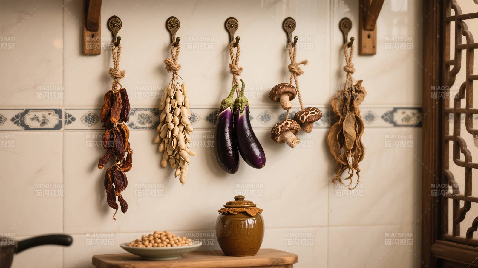 厨房挂饰 自然风干图片