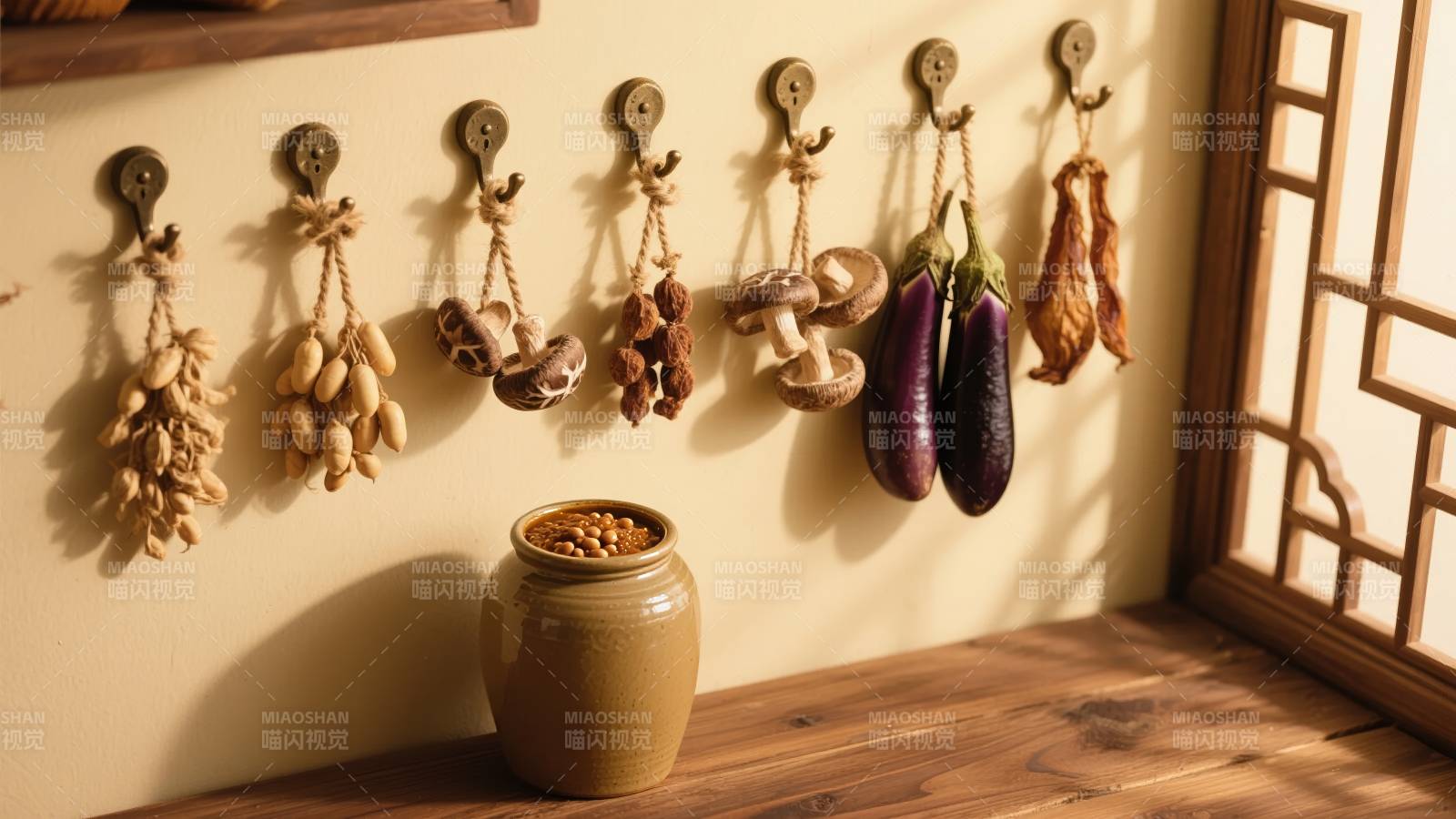 厨房挂饰 自然风干图片