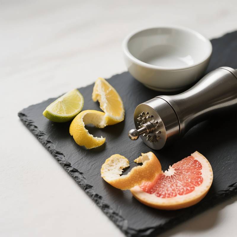 水果榨汁准备中图片