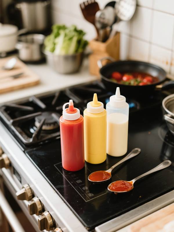 厨房调味三瓶装图片