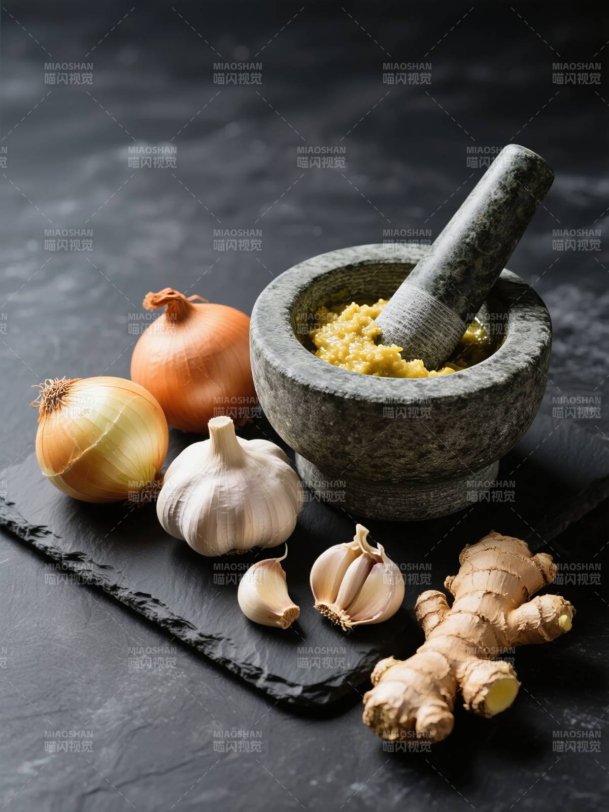 香料研磨图图片