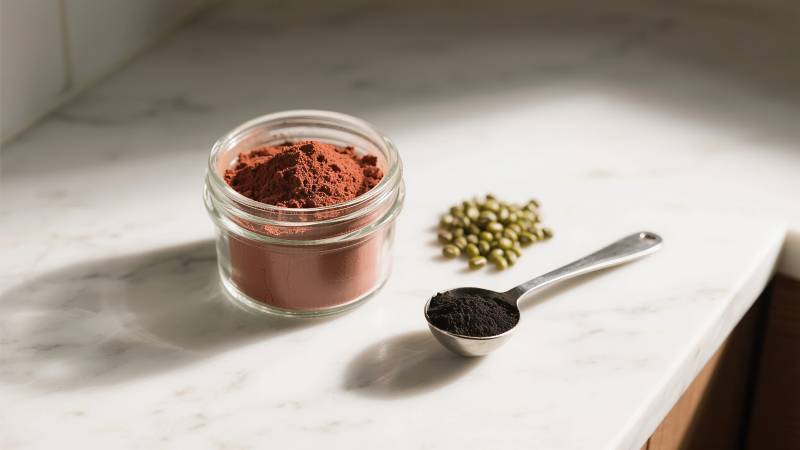 香料与粉末静物图片