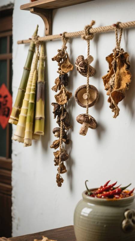 干物悬挂 香韵满屋图片