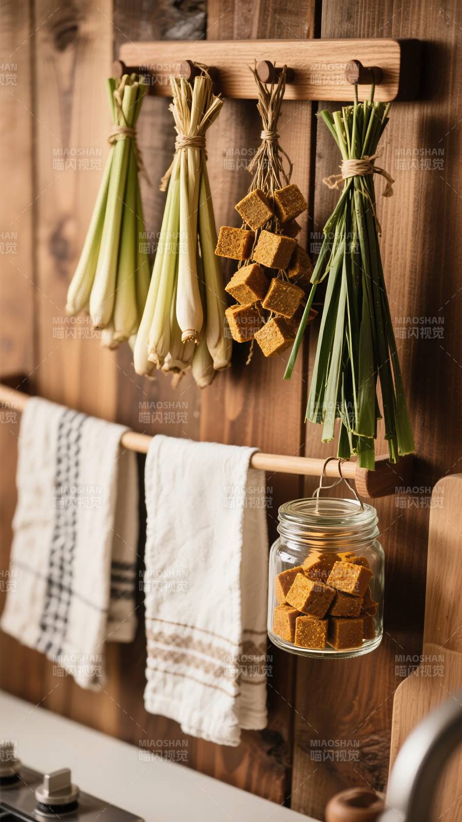 厨房香料悬挂装饰图片