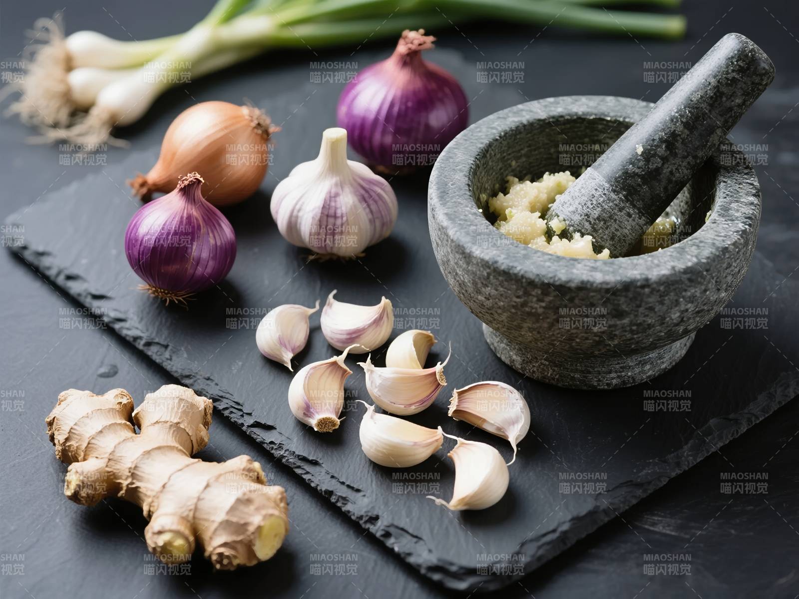 蒜姜洋葱捣碎图片