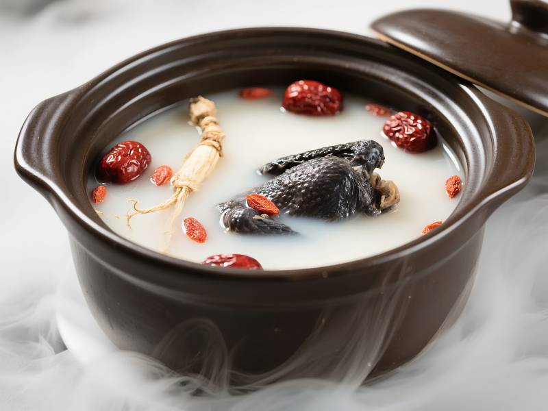 人参乌鸡汤图片