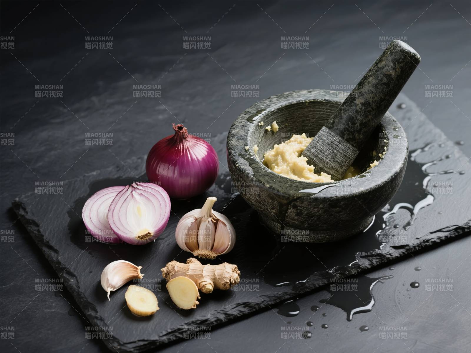 蒜姜洋葱捣碎料图片